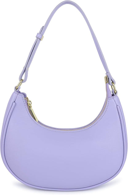 Barabum Shoulder Bag with Detachable Long Strap,Hobo Handbags Top Handle Vegan Leather Going Out Underarm Bag