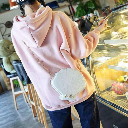 Barabum Latest Novelty Cute Shell Shape Shoulder Mini Bag for Women