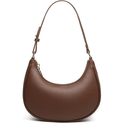 Barabum Shoulder Bag with Detachable Long Strap,Hobo Handbags Top Handle Vegan Leather Going Out Underarm Bag
