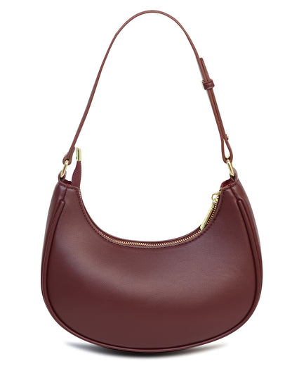 Barabum Retro Classic Clutch Shoulder Tote HandBag with Zipper Closure for Women