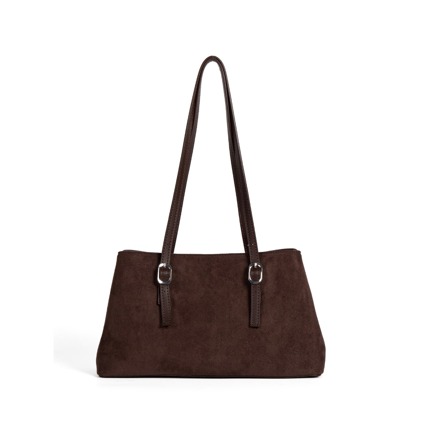 Barabum New Suede Shoulder Bag,Large Capacity Retro Underarm Tote Bag for Women