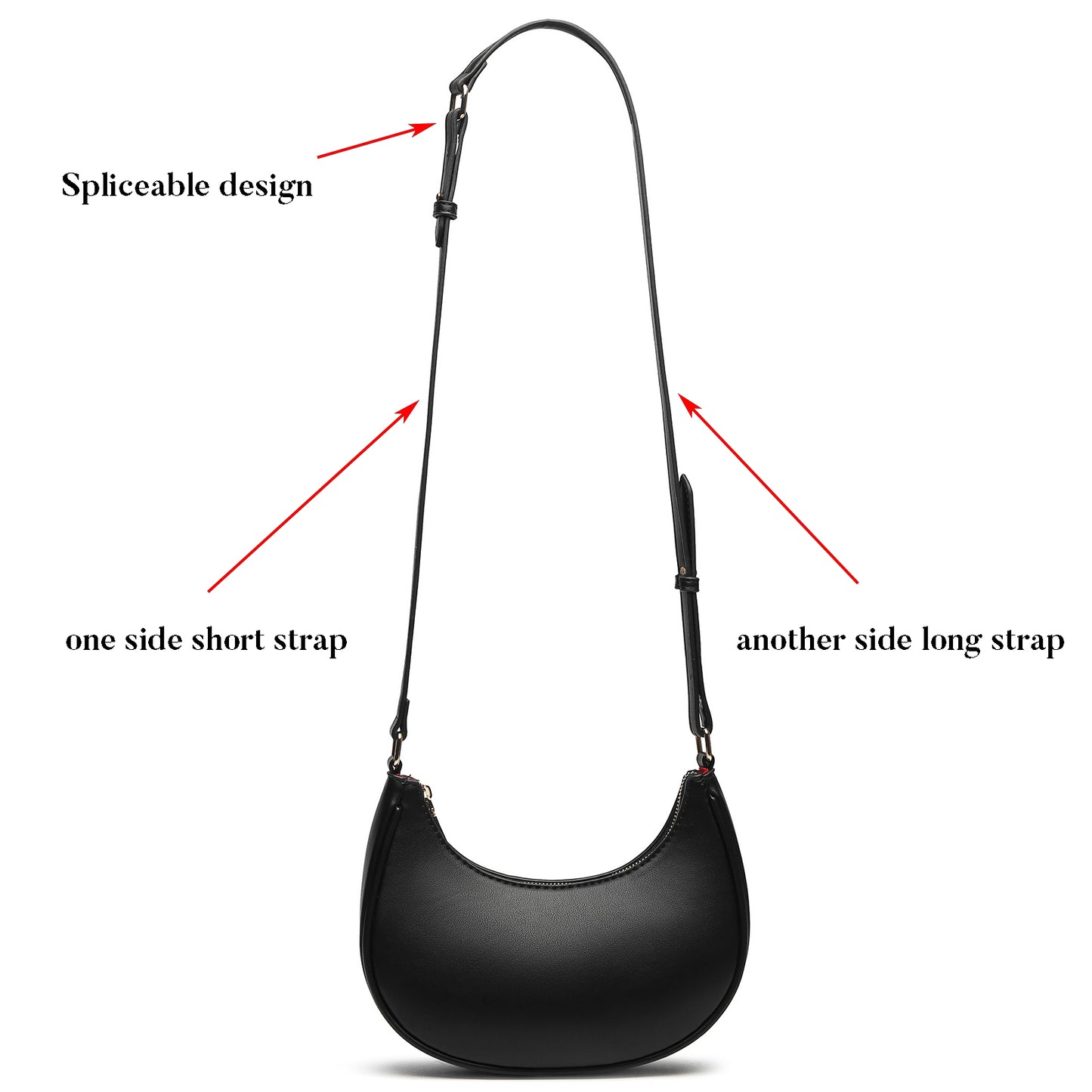 Barabum Retro Classic Clutch Shoulder Tote HandBag with Zipper Closure for Women