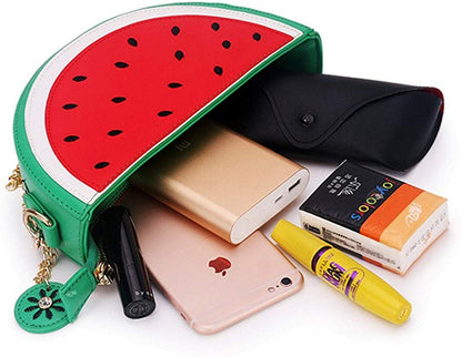 Latest Novelty Cute Watermelon Shape Crossbody Bag for Women